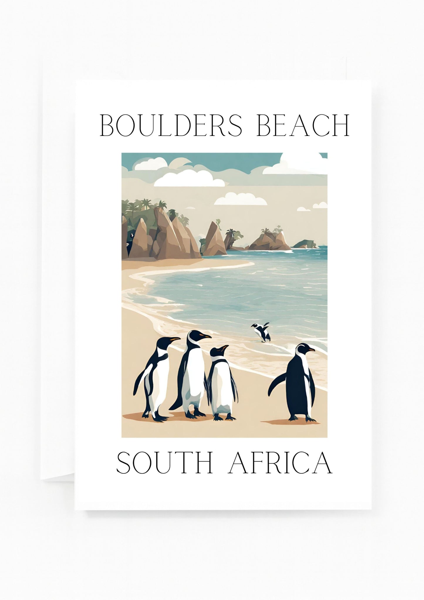 Boulders Beach Greeting Card
