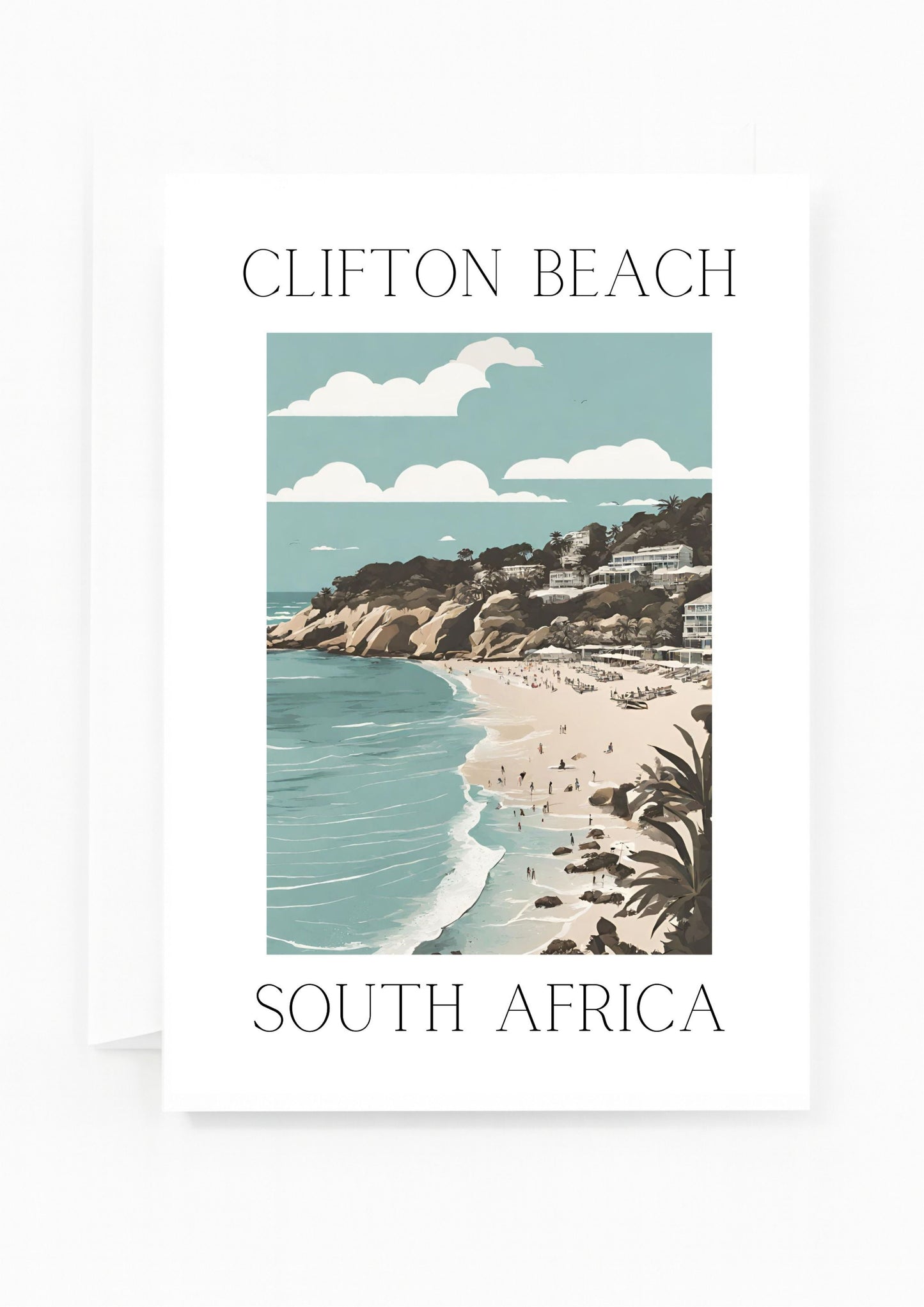 Clifton Beach Greeting Card