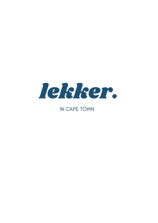 Lekker in Cape Town- Minimal Tote Bag