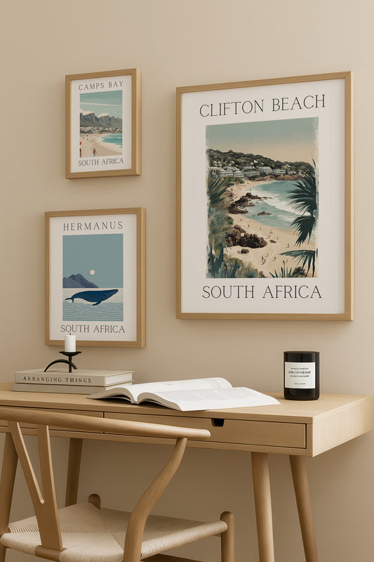 Clifton Rocks- Illustrated Art Print