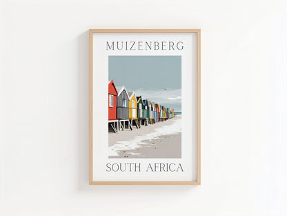Muizenberg- Illustrated Art Print