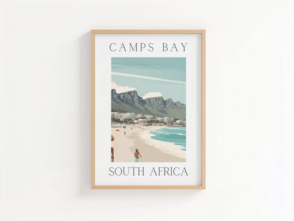 Camps Bay - Illustrated Art Print
