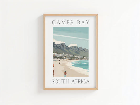 Camps Bay - Illustrated Art Print
