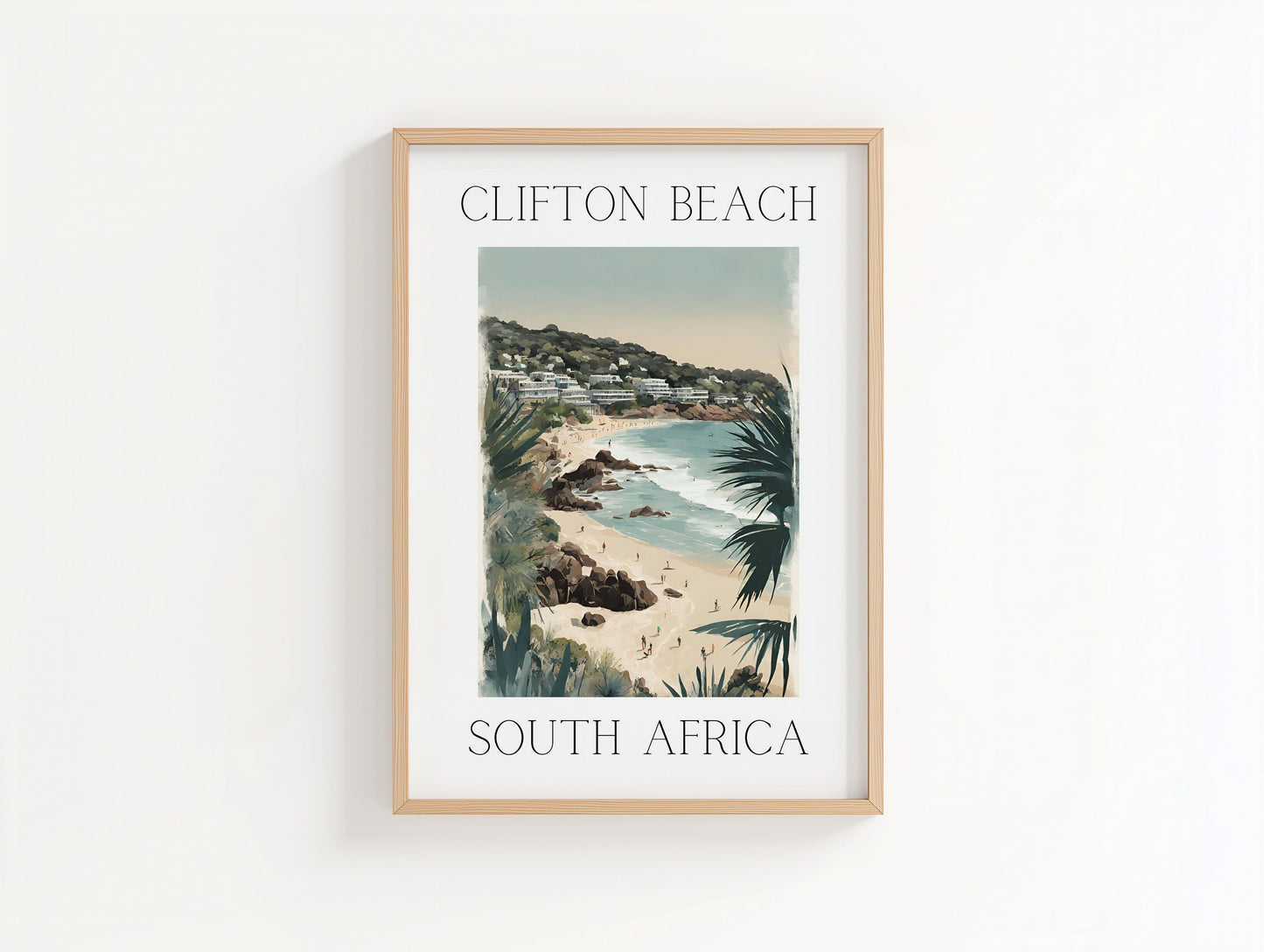 Clifton Rocks- Illustrated Art Print