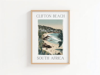 Clifton Rocks- Illustrated Art Print
