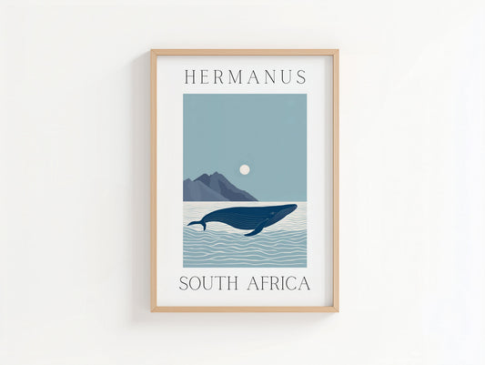 Hermanus- Illustrated Art Print