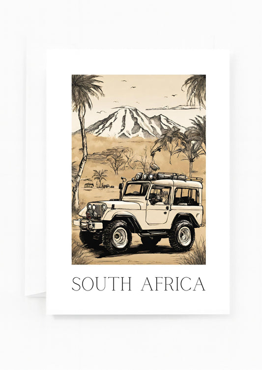 African Safari Greeting Card