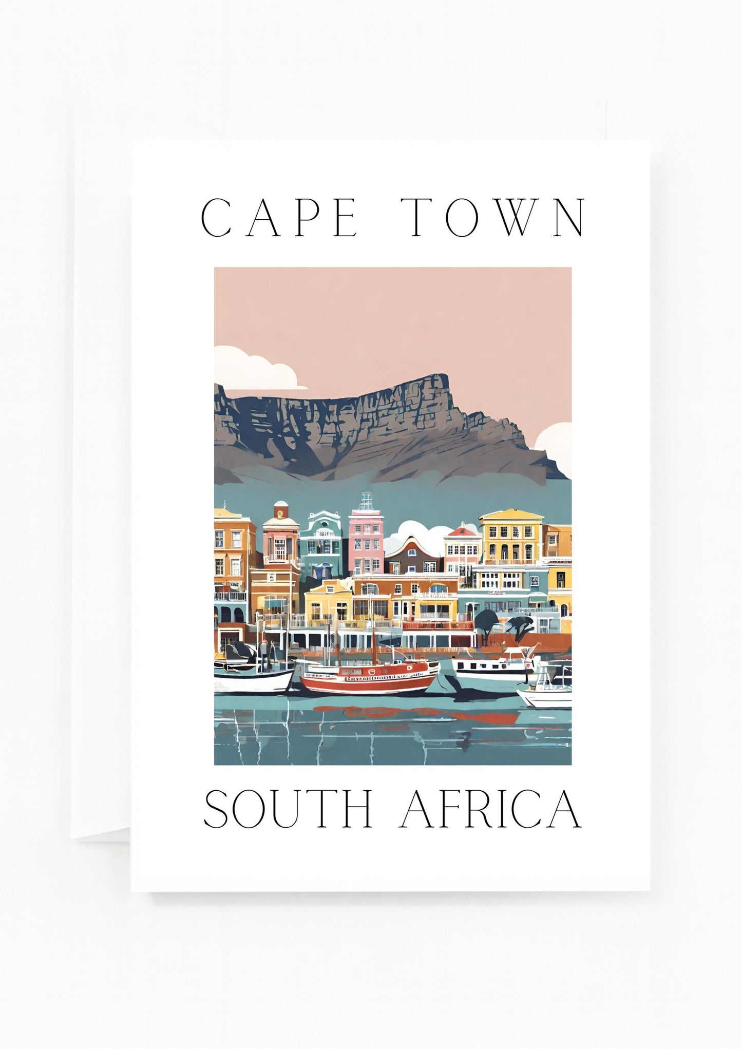 Cape Town Waterfront Greeting Card