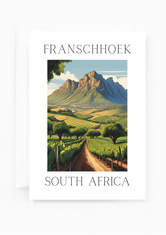Franschhoek Greeting Card