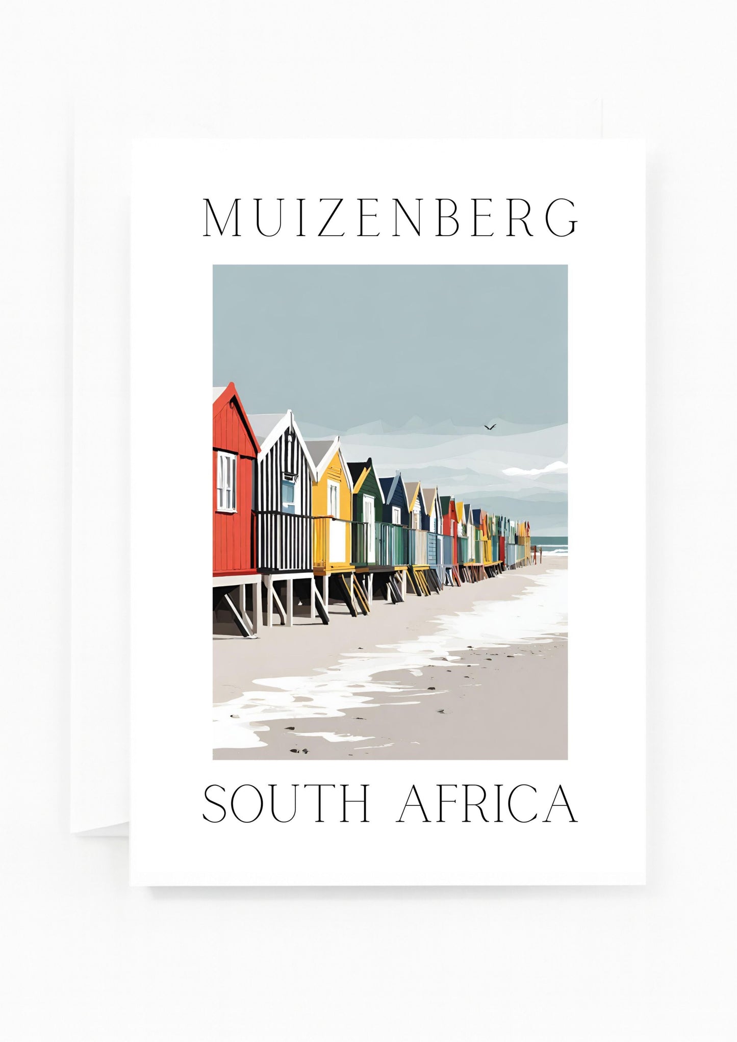 Muizenberg Greeting Card