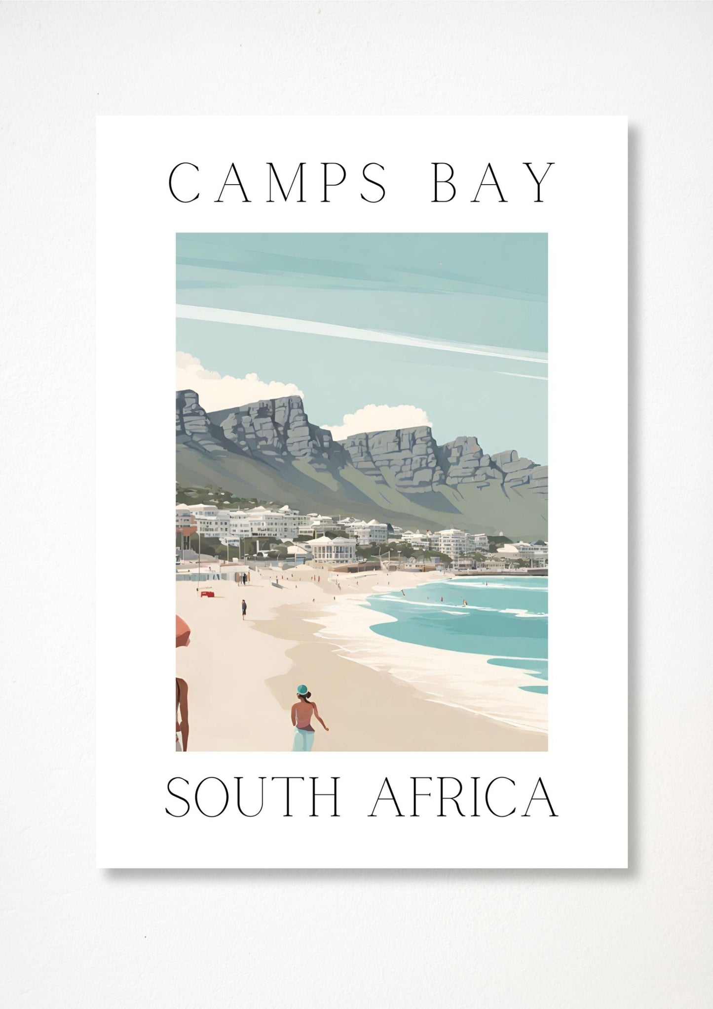 Camps Bay - Illustrated Art Print