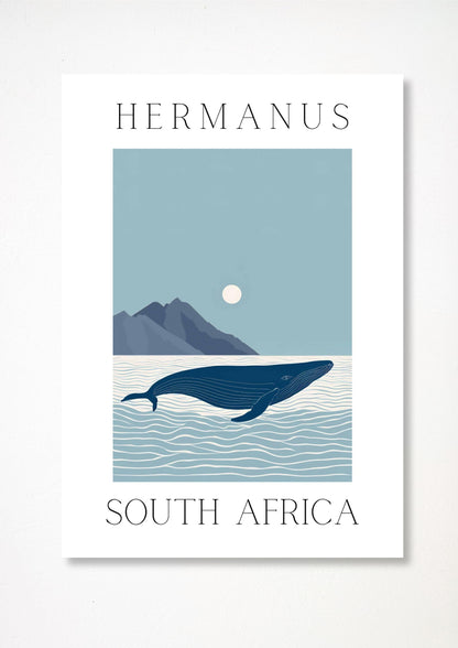 Hermanus- Illustrated Art Print