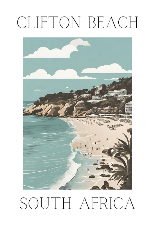 Clifton Beach - Collectable Magnet