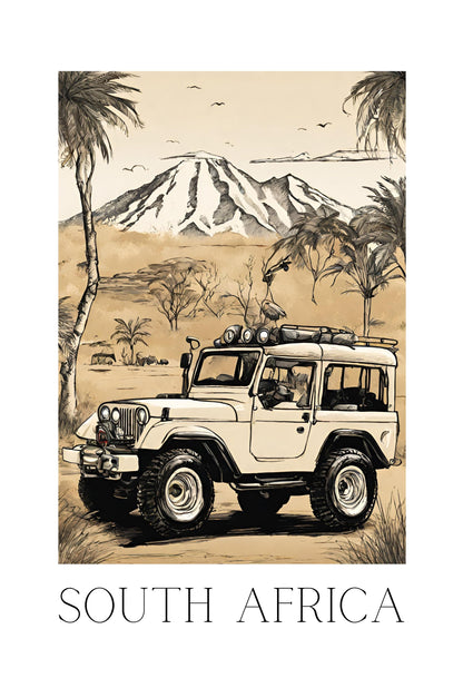African Safari- Collectable Magnet